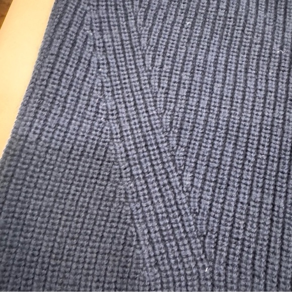 EVERLANE Women’s Navy Blue Wool Sweater Boat Neck Long Sleeve Sz M - Picture 9 of 9